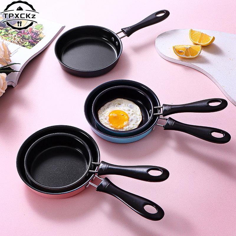 Egg Waffle Pan - Mini Frying Pan Stainless Steel Prevent