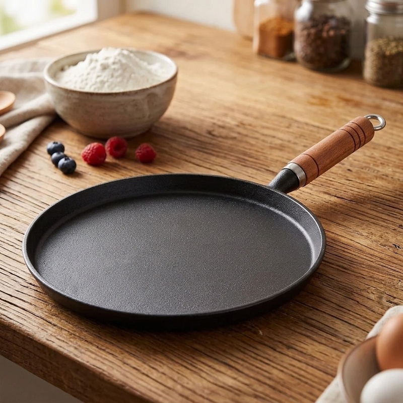 20/23/26cm Cast Iron Frying Pa - Egg Waffle Pan review and price