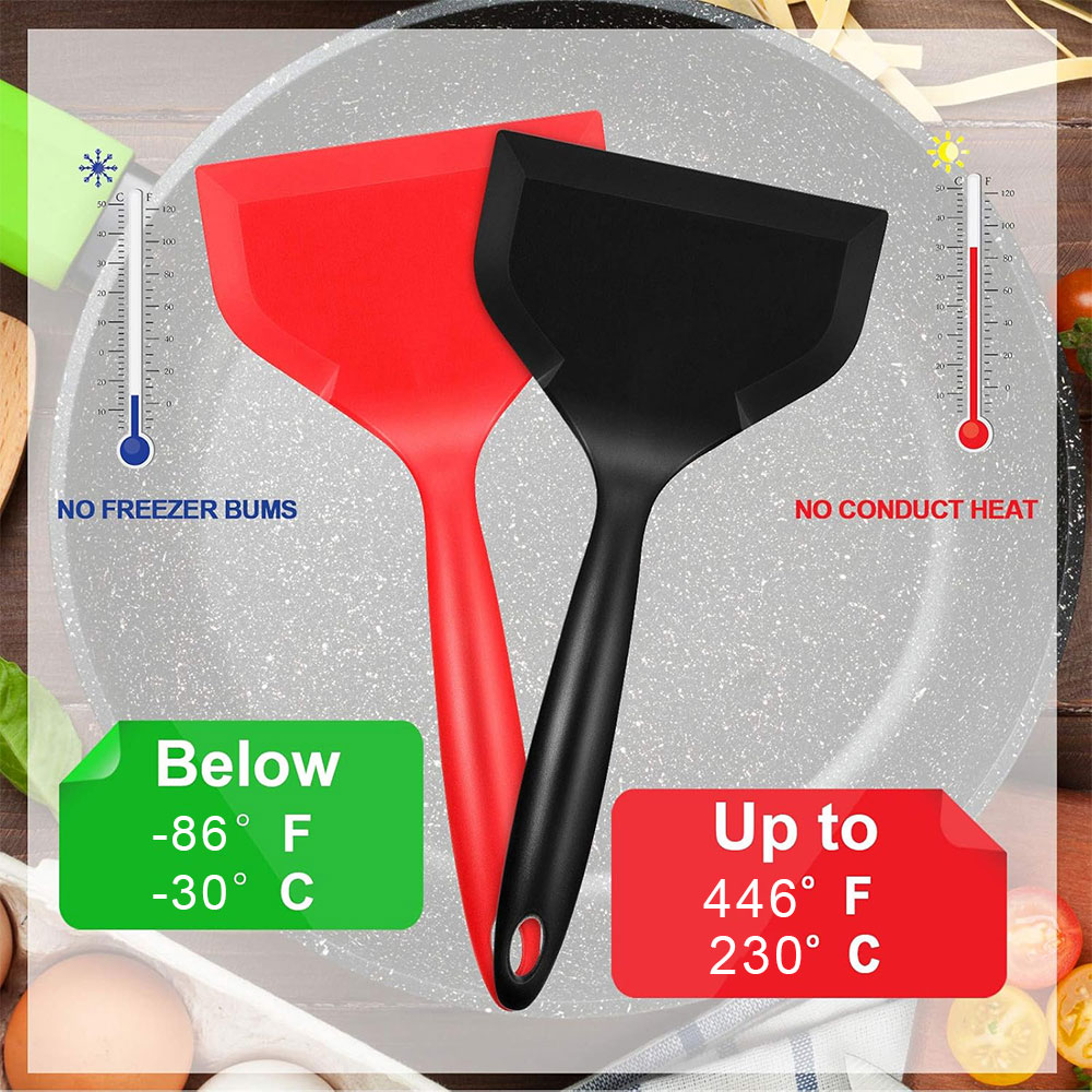 Red BK Non-Stick Silicone Turn - Okonomiyaki Spatula review and price