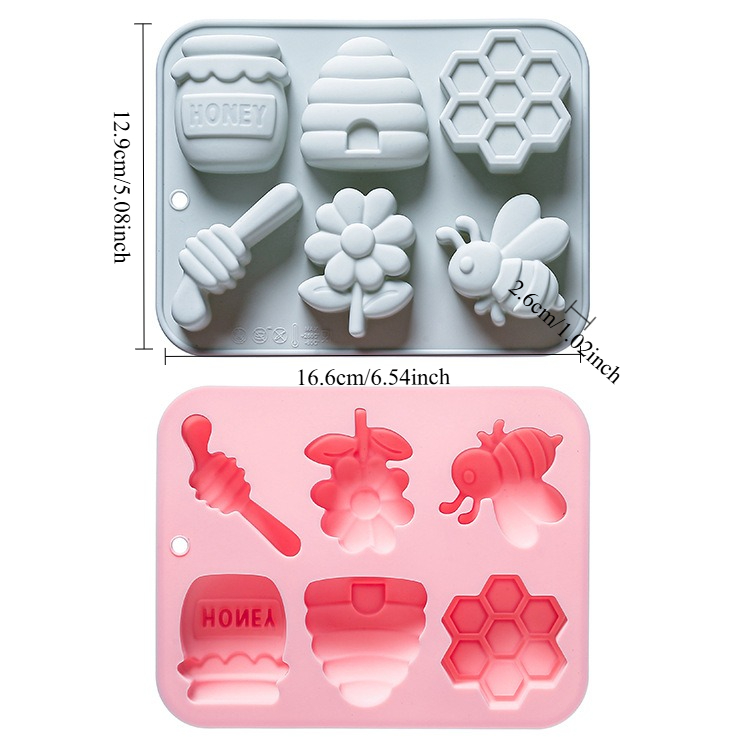 6-hole Bee Theme Silicone Mold - Bunny Cake Mold review and price