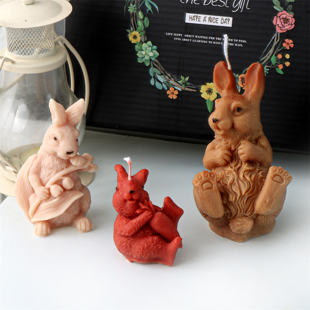 3D Flower Rabbit Candle Silico - Bunny Cake Mold review and price